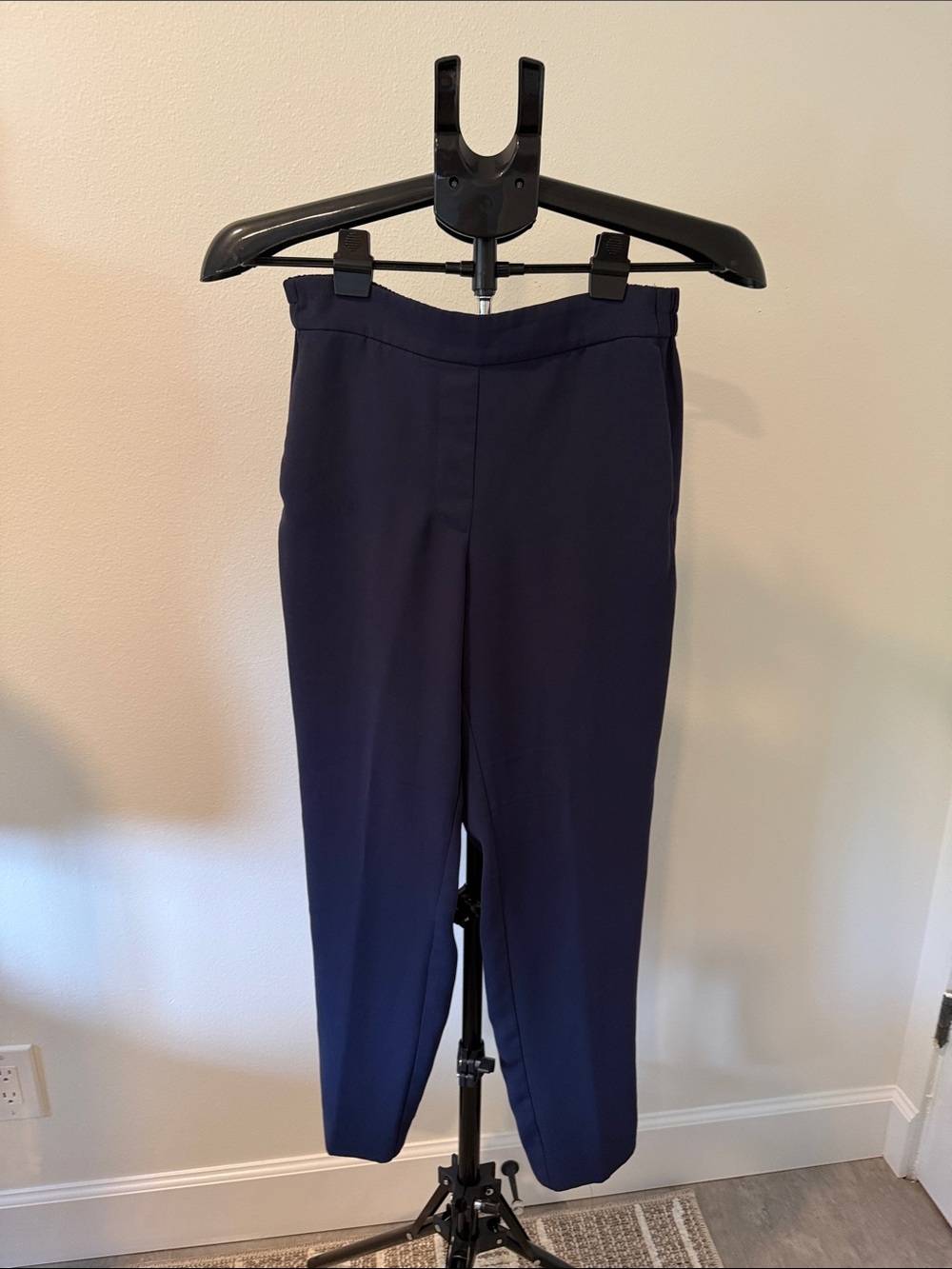 J.Crew Factory Jamie Pant Navy Pull-On Tapered Pants Size 4